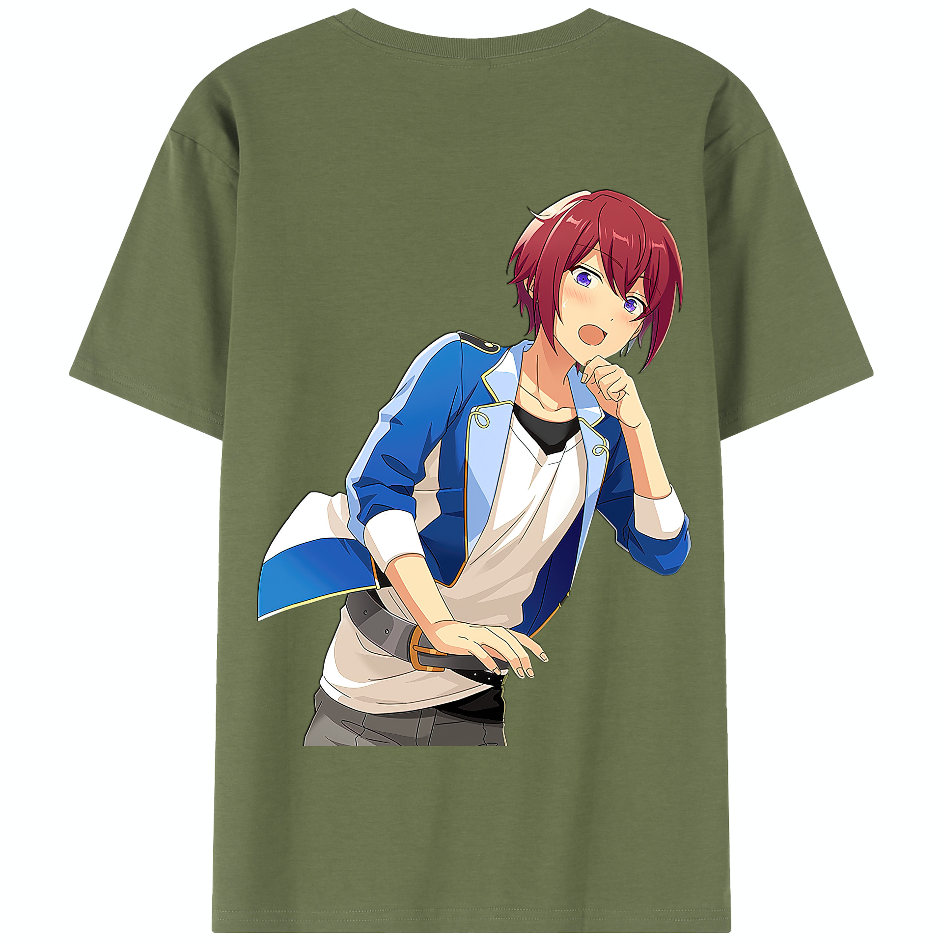 （画像用） あんさんぶるスターズ! Ensemble Stars 綿100％半袖Tシャツ（背面プリント）